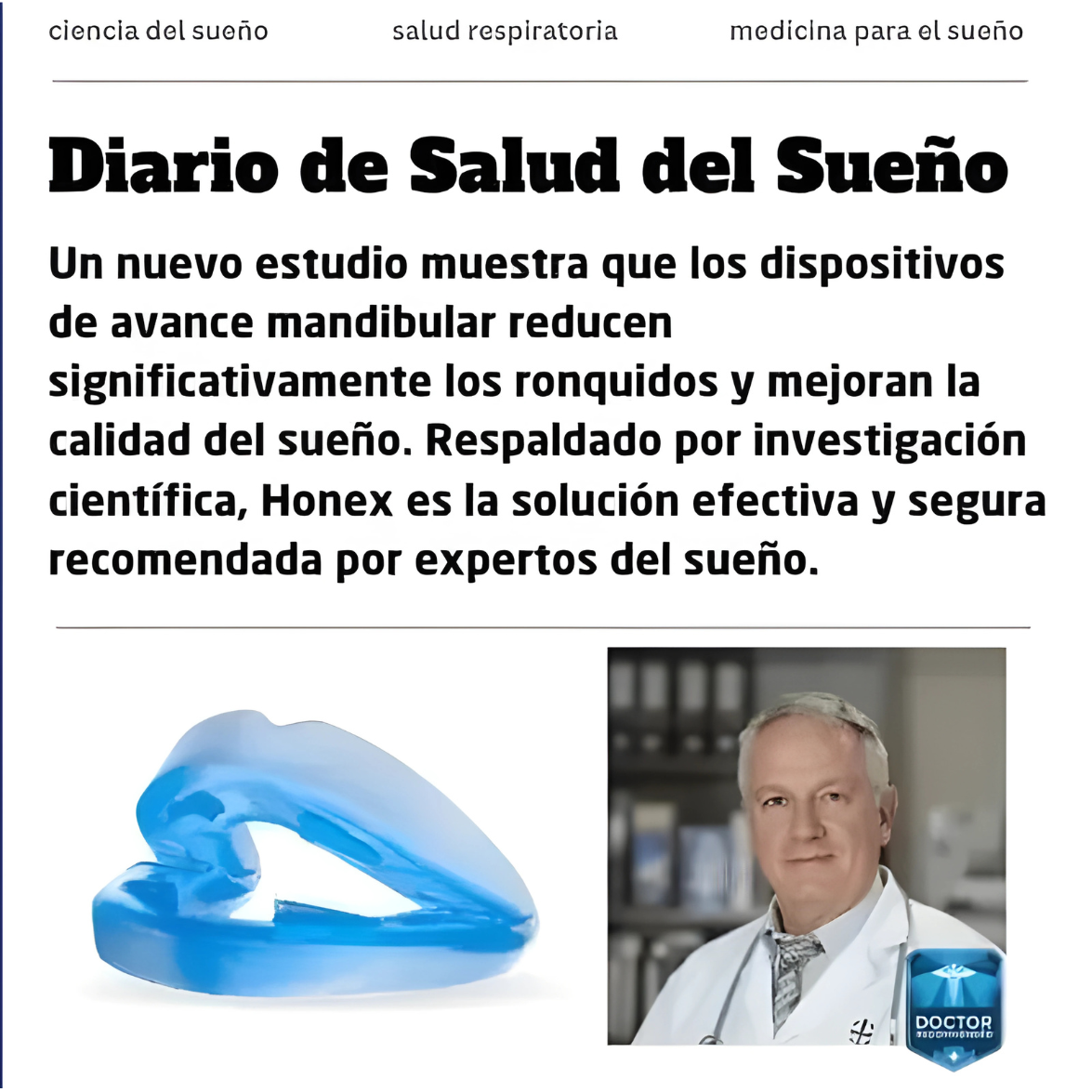 Honex - Dispositivo Anti-Ronquidos Medida Universal